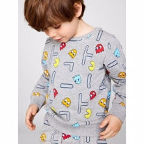 NAME IT Pacman Sweatshirt Jovi Grey